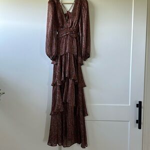 Astr the Label Anora Tiered Floral Maxi Dress